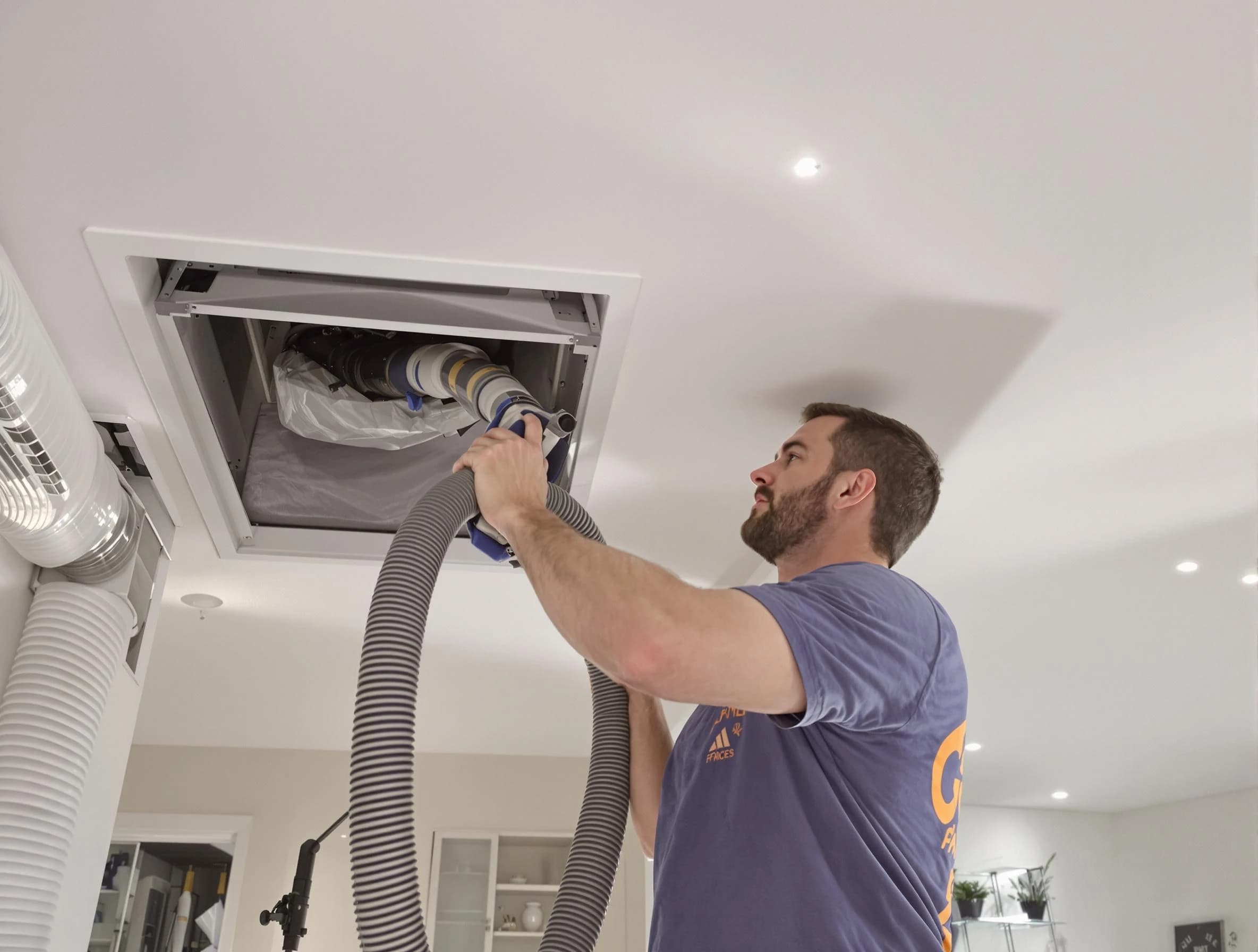 Precision indoor duct cleaning by Richland Air Duct Cleaning in Richland