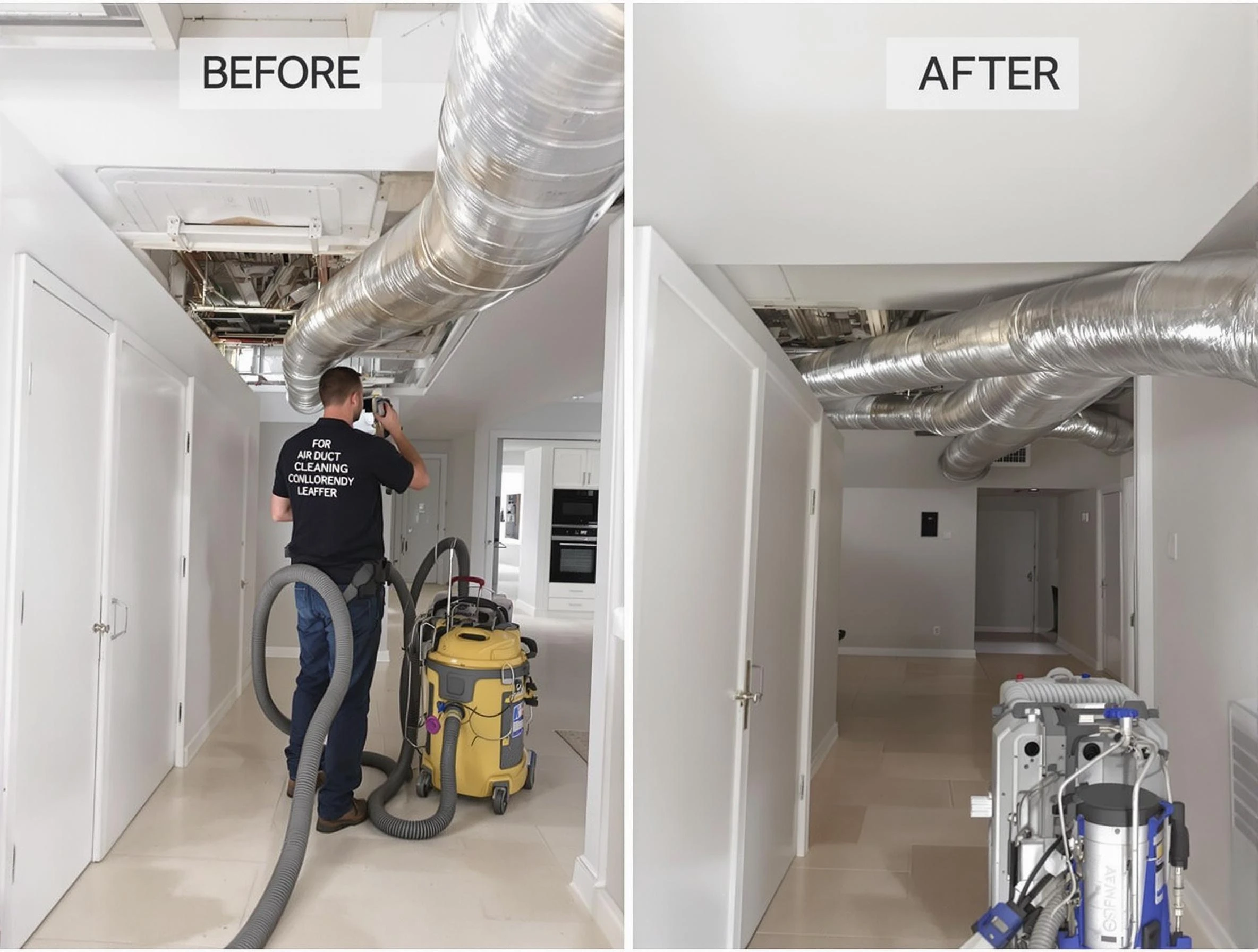 Richland Air Duct Cleaning professional performing thorough air duct cleaning in Richland
