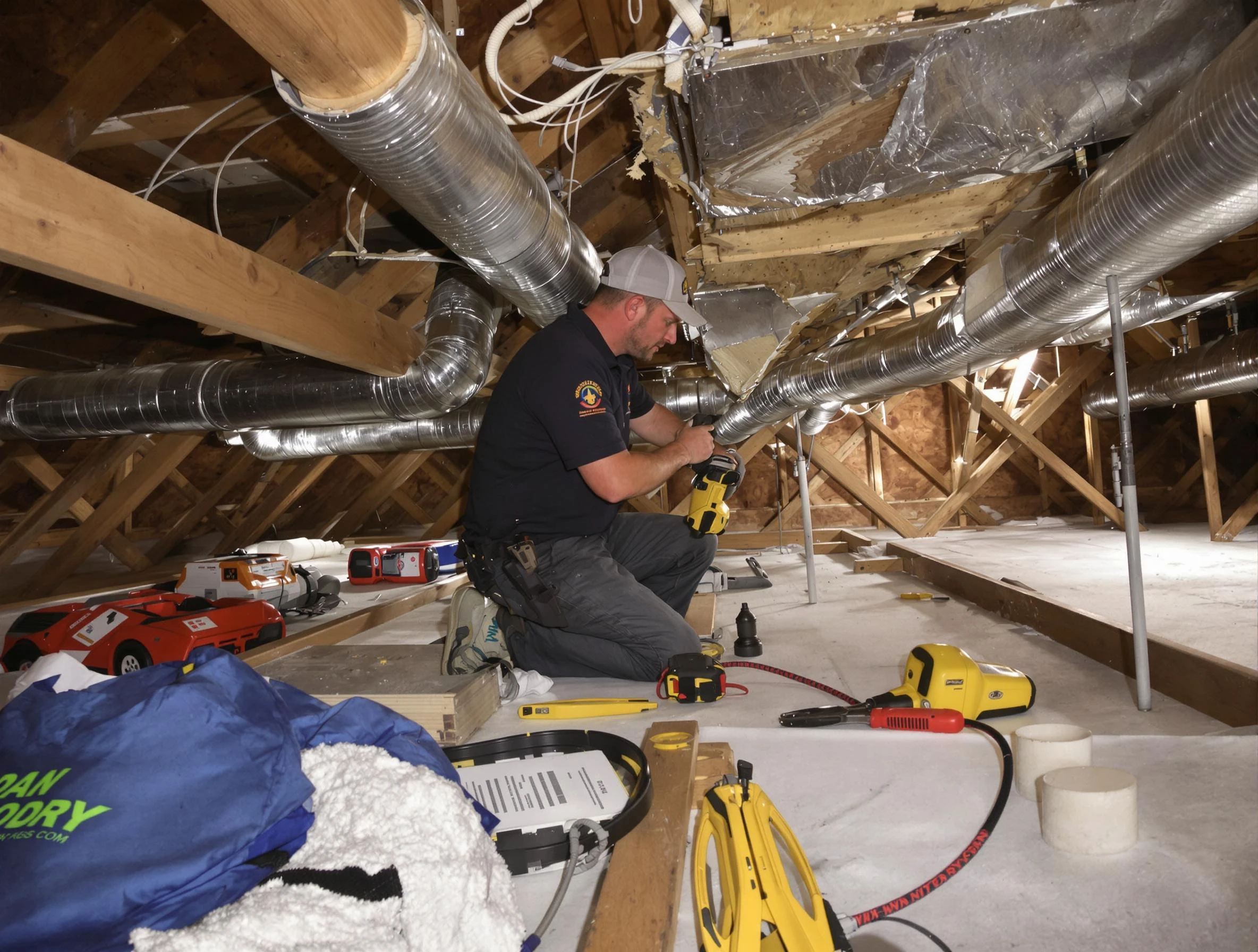 Professional air duct repair by Richland Air Duct Cleaning in Richland
