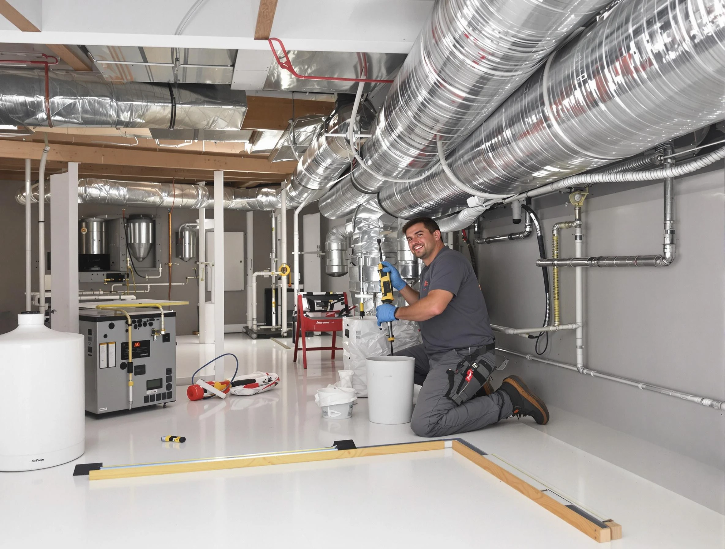 Professional duct sealing service by Richland Air Duct Cleaning in Richland