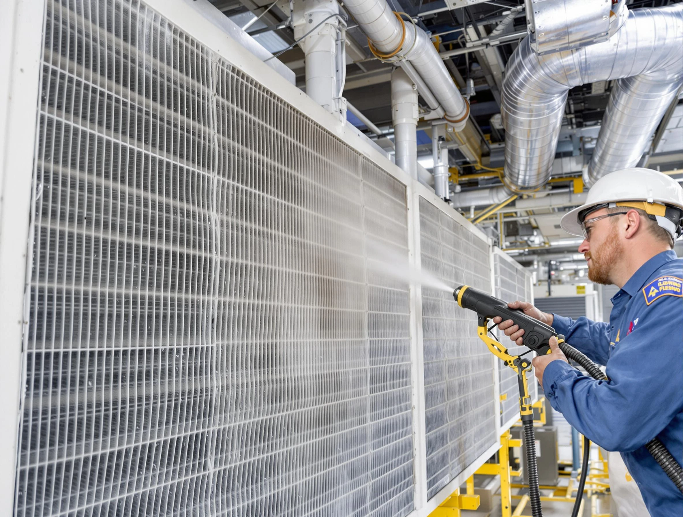 Professional commercial coil cleaning by Richland Air Duct Cleaning in Richland