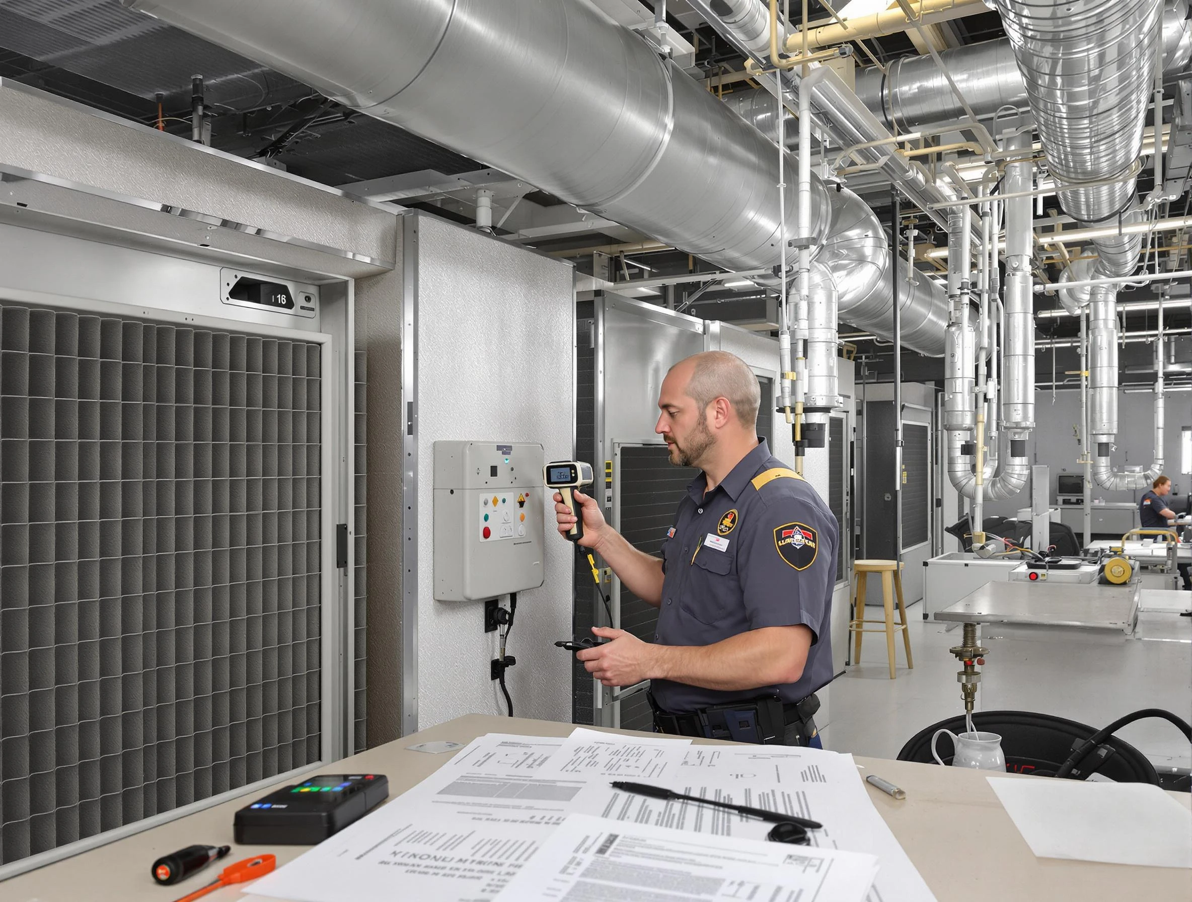 Professional filter system inspection by Richland Air Duct Cleaning in Richland