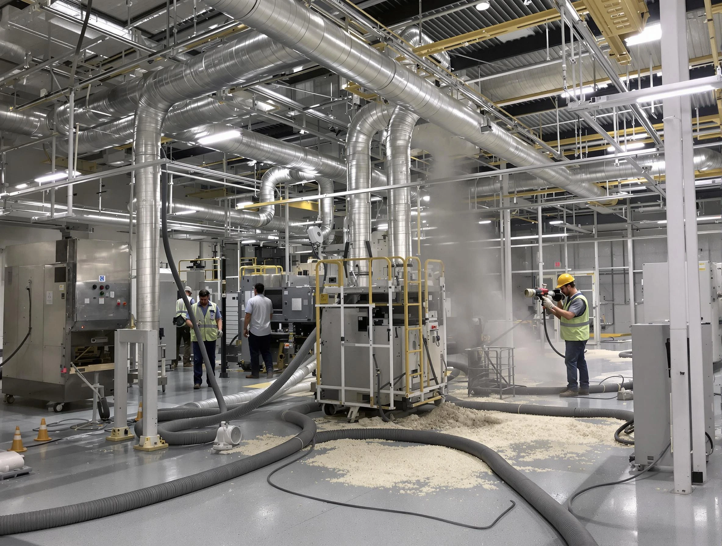 Heavy-duty industrial duct cleaning by Richland Air Duct Cleaning in Richland